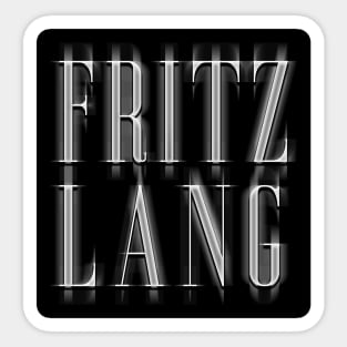 Fritz Lang Sticker